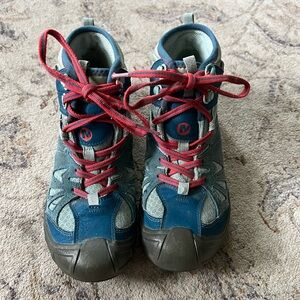 Merrell Select Dry Aqua & Pink Winter Boots Girls Size 4M